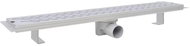 Straight Shower Drain Gutter Waves 730x140 mm Stainless steel - Shower Drain