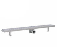 Straight Shower Drain Gutter Waves 930x140 mm Stainless steel - Shower Drain
