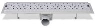 Straight Shower Drain Trough Bubbles 530x140 mm Stainless steel - Shower Drain