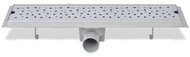Straight Shower Drain Trough Bubbles 530x140 mm Stainless steel - Shower Drain
