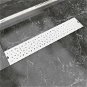 Straight Shower Drain Trough Bubbles 630x140 mm Stainless steel - Shower Drain