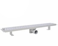 Straight Shower Drain Gutter Bubbles 730x140 mm Stainless steel - Shower Drain