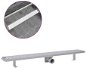 Straight Shower Drain Trough Bubbles 1030x140 mm Stainless steel - Shower Drain