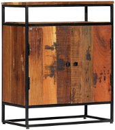 Odkladacia skrinka 60 × 35 × 76 cm masívne recyklované drevo a oceľ - Komoda