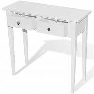 Toilet console table with two drawers white - Dressing Table