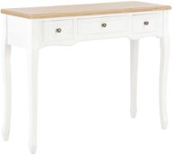 Toilet console table with three drawers white - Dressing Table