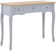 Toilet console table with three drawers grey - Dressing Table