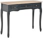 Toilet console table with three drawers black - Dressing Table