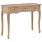 Toilet console table with three drawers brown - Dressing Table