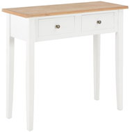 Toilet console table white 79 × 30 × 74 cm wood - Dressing Table