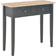 Toilet console table black 79 × 30 × 74 cm wood - Dressing Table