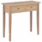 Toilet console table brown 79 × 30 × 74 cm wood - Dressing Table