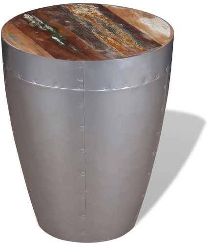 Chair Aviator solid recycled wood - Stool - Main image