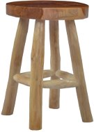 Stolička hnědá teakové dřevo - Stolička
