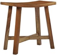 Bathroom stool brown solid wood suar - Stool
