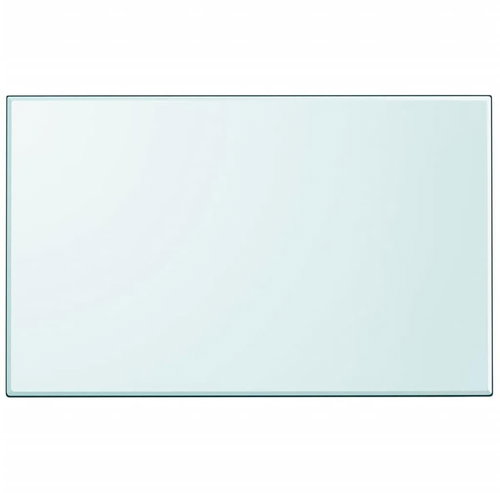 Tempered Glass Table Top, Rectangular 1000x620mm - Table Top - Main image