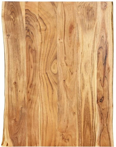 Solid Acacia Wood Table Top 80 × (50-60) × 2.5cm - Table Top - Main image