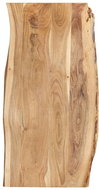 Solid Acacia Wood Table Top 120 × (50-60) × 2.5cm - Table Top