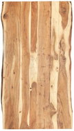 Table Top Solid Acacia Wood 120 × (50-60) × 3.8cm - Table Top