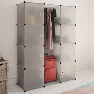 Modular cabinet with 9 compartments white 37 × 115 × 150 cm - Wardrobe