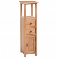 Corner Cabinet 26 × 26 × 94cm Solid Oak Wood - Cabinet