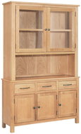Desk Cabinet 110 × 33,5 × 105cm Solid Oak Wood - Cabinet