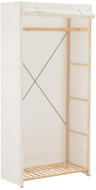 Wardrobe white 79 × 40 × 170 cm textile - Wardrobe