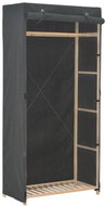 Wardrobe grey 79 × 40 × 170 cm textile - Wardrobe