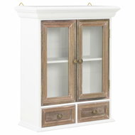 Wall cabinet white 49 × 22 × 59 cm solid wood - Cabinet