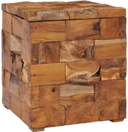 Storage stool solid teak wood - Cabinet