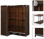 Corner wardrobe brown 130 × 87 × 169 cm - Wardrobe