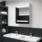 LED, kúpeľňová zrkadlová skrinka, 50 × 14 × 60 cm - Kúpeľňová skrinka