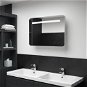 LED kúpeľňová zrkadlová skrinka 80 × 11 × 55 cm - Kúpeľňová skrinka