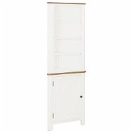 Corner Cabinet 59 × 36 × 180cm Solid Oak Wood - Cabinet