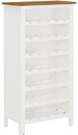 Wine cabinet 56 × 32 × 110 cm solid oak wood - Cabinet