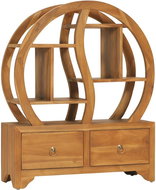 Cabinet with Shelf Yin Yang 68 × 26 × 83cm Solid Teak - Cabinet