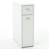 FMD Cabinet with 2 drawers 20 × 45 × 61 cm white - Cabinet