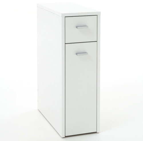FMD Cabinet with 2 drawers 20 × 45 × 61 cm white - Cabinet - Main image