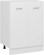 Lower cabinet white 60 × 46 × 81,5 cm chipboard - Cupboard