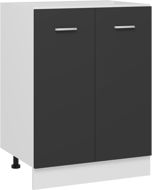 Spodní skříňka šedá 60 × 46 × 81,5 cm dřevotříska - Kuchyňská skříňka