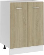Lower cabinet oak sonoma 60 × 46 × 81,5 cm chipboard - Cupboard