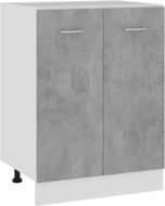 Lower cabinet concrete grey 60 × 46 × 81,5 cm chipboard - Cupboard