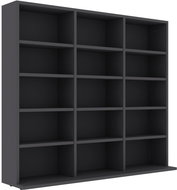 CD cabinet grey 102 × 23 × 89,5 cm chipboard - Cabinet