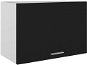 Top cabinet black 60 × 31 × 40 cm chipboard - Cupboard