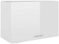 Horní skříňka bílá vysoký lesk 60 × 31 × 40 cm dřevotříska - Kuchyňská skříňka
