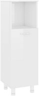 Bathroom Cabinet Bathroom cabinet white high gloss 30 × 30 × 95 cm chipboard - Koupelnová skříňka