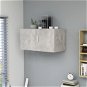 Wall cabinet concrete grey 80 × 39 × 40 cm chipboard - Cabinet