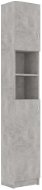 Kúpeľňová skrinka betónovo sivá 32 × 25,5 × 190 cm drevotrieska - Kúpeľňová skrinka