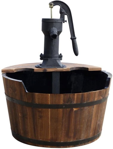 Garden Ubbink wooden water barrel - Decoration - Main image