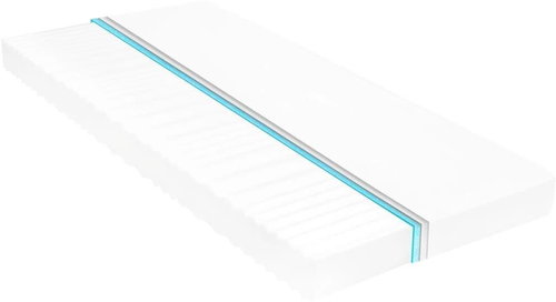 Mattress 80 × 200 cm 7 zones PU foam 10 cm H2 H3 - Mattress - Main image